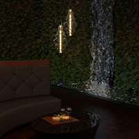 Лампа светодиодная филаментная Black Filament 8Вт Honeycomb тонированная 2700К тепл. бел. E27 380лм  159802008