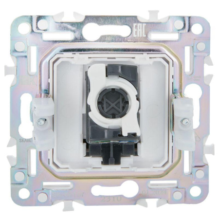 Розетка компьютерная RJ45 кат.5E SKANDY SK-K01Gr сер.  SK-K10-1-K03