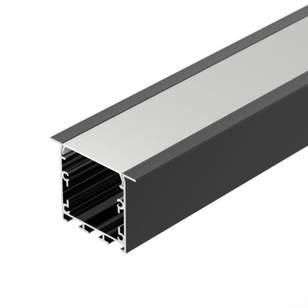 Профиль LINIA49-F-S-2000 BLACK алюм. L2000  041873