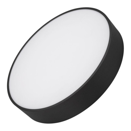 Светильник SP-Rondo-R350-30W Warm3000 BK 120 deg 230В IP40 метал.  034810