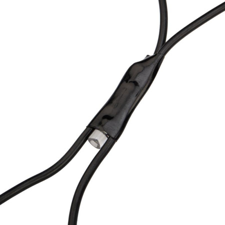 Гирлянда светодиодная "Сеть" 1х1.5м 160LED бел. 10Вт IP65 провод ПВХ черн.  215-115