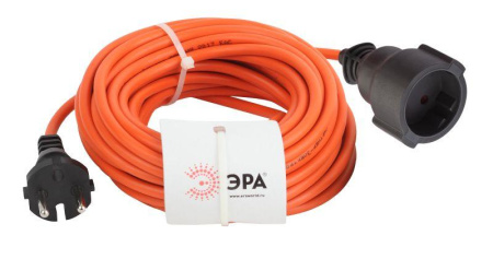 Удлинитель-шнур 1х10м без заземл. 6А IP20 UPx-1-2х0.75-10m ПВС 2х0.75 (бухта)  Б0043036