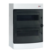 Щит распределительный навесной Unix 2х12мод. IP41 прозр. дверь PROxima  ux-2x12-n