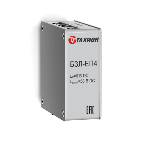 Блок защиты 4-х информационных портов Ethernet с питанием PoE со схемой питания по варианту А или по варианту В стандарта IEEE 802.3at БЗЛ-ЕП4  20121