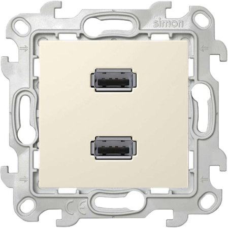 Розетка USB 2-м СП  24 IP20 коннектор механизм сл. кость  2411090-031