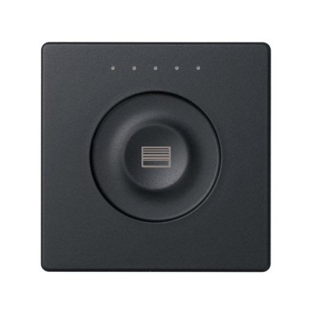 Выключатель сенсорный 1-кл. СП  82 Sense IP20 с тематич. маркир. Т2 регулир. графит  8000614-038