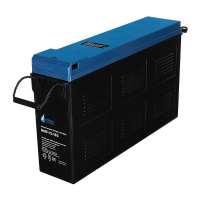 Батарея аккумуляторная HMF-12-180 свинцово-кислотная фронт-терминальная корпус из негорючего пластика 12В/180А.ч ПарусЭлектро HMF-12-180