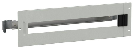 Панель ЛМА поворотная 500 (1х18) H=150 с DIN-рейкой TITAN  TI-00D-PMR-050