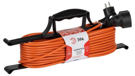 Удлинитель-шнур на рамке 1х30м с заземл. UFx-1e-3x1-30m ПВС 3х1  Б0048667