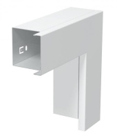 Угол плоский с крышкой кабель-канала 60х60мм сталь LKM F60060RW бел. OBO 6249485