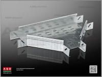 Тройник перфорированный ЛТПзоц 100х100 0.7мм оцинк. облегчен.  EI-21.16.21.063