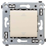 Выключатель 1-кл. 2мод. СП Avanti "Ванильная дымка" 16А IP20 беж.  4405103
