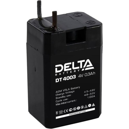 Аккумулятор ОПС 4В 0.3А.ч  DT 4003