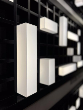 Светильник светодиодный RVE-LBX-LUMO60-PLAZA5010010-1-GR квадрат грильято 1шт 40х90х100мм 8Вт встраиваемый 4000К бел.  RVE00003290