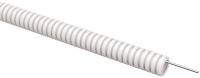 Труба гофрированная ПВХ d16мм с протяжкой бел. (уп.100м) ELASTA  ET-TG21-121-016-100-K01