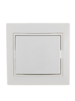 Выключатель 1-кл. СП Mira 10А IP20 с бел.вставкой бел.  701-0202-100