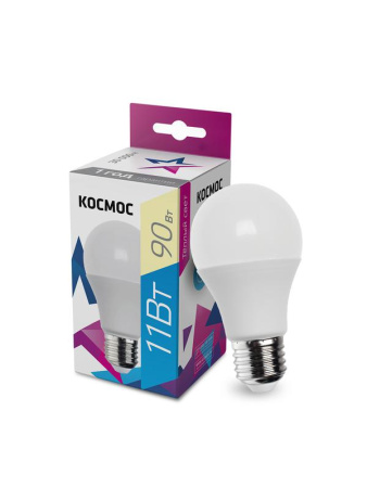 Лампа светодиодная A60 11Вт 3000К E27 220В  LkecLED11wA60E2730