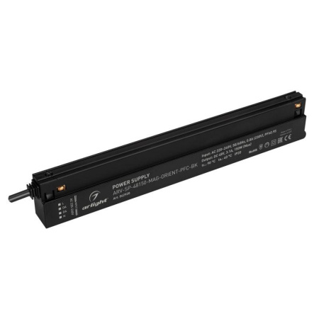 Блок питания ARV-SP-48150-MAG-ORIENT-PFC-BK (48В 3.1А 150Вт) IP20 пластик  042920