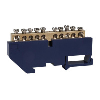 Шина нулевая с изолятором OptiKit BB-D-PE-DIN-10-6х9 желт.  277837