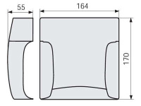 Тройник для канал-плинтуса DBA W бел.  04005 Тройник для канал-плинтуса DBA W бел.  04005