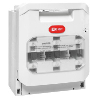 Выключатель-разъединитель УВРЭ v2 630А с доп. контактом (NO+NC) откидного типа под предохранители ППН (габ.3)  uvre2-630