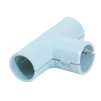 Тройник соединительный для трубы 25мм сер.  АТ-50325-010