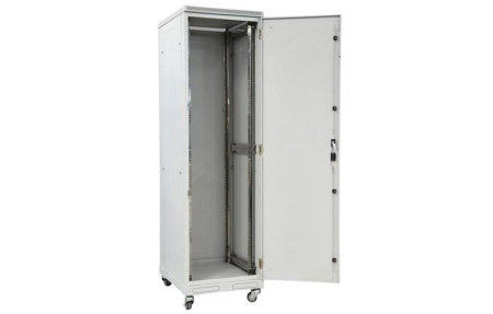 Шкаф телекоммуникационный напольный 19дюйм 42U 600х600 ШТ-НП-42U-600-600-М передняя дверь металл ССД 130411-00528