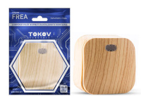 Выключатель 1-кл. ОП Frea 10А IP20 250В с индикацией АБС-пластик сосна  TKE-FR-V1I-C25