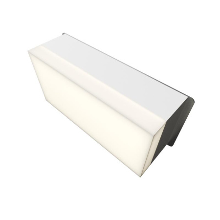 Светильник светодиодный RVE-LBX-LUMO20-PLAZA10020010-1-GR прямоугольник грильято 1шт 90х190х60мм 12Вт встраиваемый 4000К бел.  RVE00003255