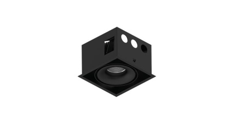Корпус светильника COMBO-CRD1-BL IP20 потолочн. встраив. поворотн. черн.  00-00006672