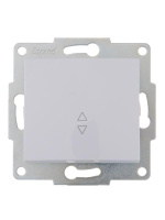 Переключатель проходной 1-кл. 1п СП Karina 10А IP20 механизм бел.  707-0288-105