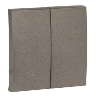 Панель лицевая Валенсия для 2-кл. выключателя проходного 10А графит PROxima  ESV10-L-027-60