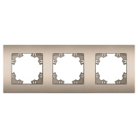 Рамка 3-м Афина универс. шампань  A0045-Br