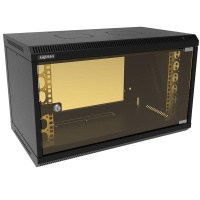 Шкаф настенный телекоммуникационный ТВЛ-6U-600-350-СР-9006  05-1060-B