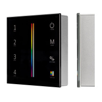 Панель Sens SMART-P55-MULTI Black (3В 4 зоны 2.4G) (IP20 пластик)  028310