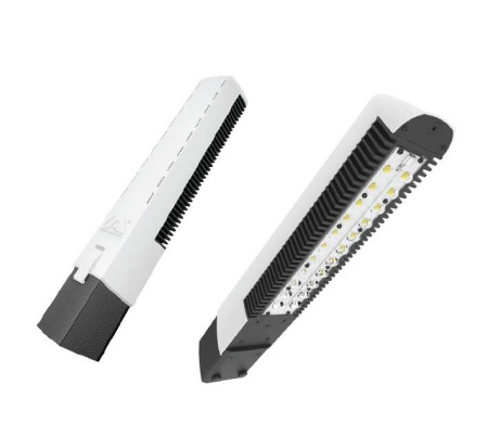 Светильник светодиодный LAD LED R500-1-M-6-55K 55Вт 5000К IP67 8266лм 100-305В КСС типа "Ш" консольное крепление бел.  LADLED1M655K