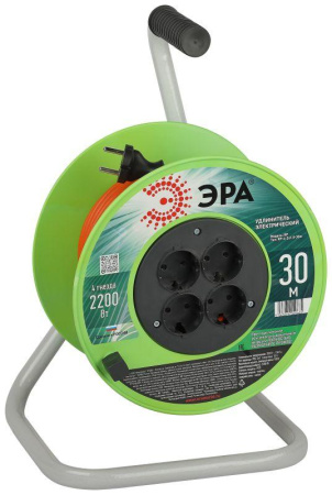Удлинитель на катушке 4х30м без заземл. RP-4-2x1.0-30m ПВС 2х1  Б0059782