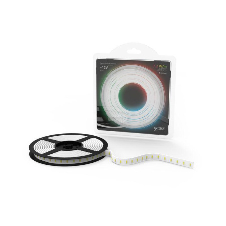 Лента светодиодная Black 5050/30-SMD 7.2Вт/м RGB IP20 330лм/м 12В (блист.5м)  312000407