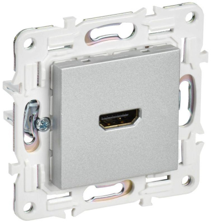 Розетка HDMI SKANDY SK-H01S серебр.  SK-H10-K23