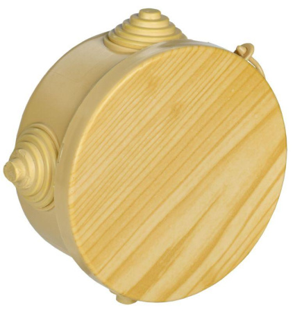Коробка распаячная ОП КМ d85х40 IP54 4 ввода сосна  UKO21-085-040-000-K34-54