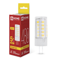 Лампа светодиодная LED-JC 5Вт 12В G4 3000К 480лм  4690612059013