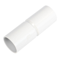 Патрубок-муфта d20мм бел.  PR.01720б
