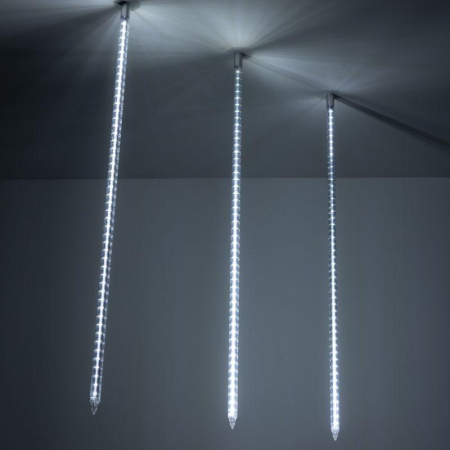 Гирлянда светодиодная ARD-ICEFALL-CLASSIC-D23-1000-CLEAR-96LED-LIVE WHITE (230В 1.5Вт) (IP65)  026103