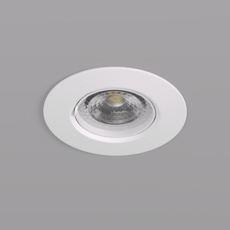 Светильник встраиваемый IP20 10Вт GU5.3 LED бел. пластик  DK3028-WH