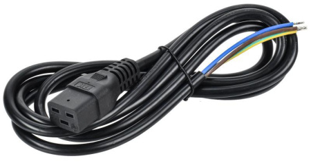 Кабель электропитания PDU 3х1.5 2М C19-б/р  PC-C19-2M