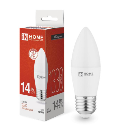 Лампа светодиодная LED-СВЕЧА-VC 14Вт E27 4000К 1330лм  4690612047744