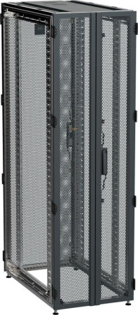 Шкаф серверный 19дюйм 42U 600х1000мм двухствор. чер. by ZPAS РФ  ZP05-42U-0610-P2P-R