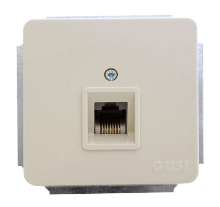 Розетка компьютерная 1-м Extra RJ45 механизм беж.  С1К1-003