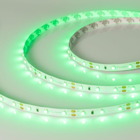 Лента светодиодная RT-A60-8mm 12V Green 4.8Вт/м IP20 2835 открыт. (уп.5м)  010520(2)