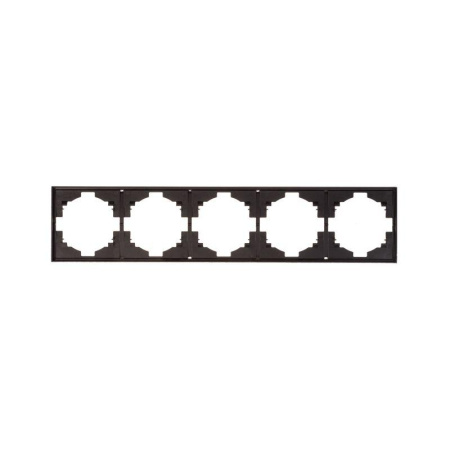 Рамка STRONG 5-постовая MIELE антрацит  KR-78-0755-5